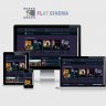 Flat Cinema - адаптивный шаблон для онлайн кинотеатра